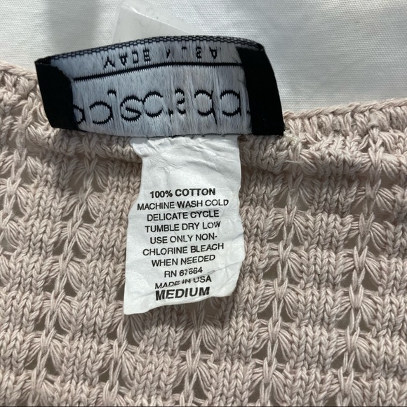 Crop knitted short sleeve top - Picture 4 of 5